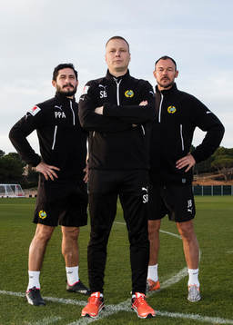 Hammarbys assisterande tränare Pablo Pinones-Arce,