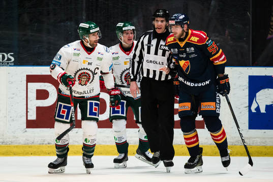 Frölundas Joel Lundqvist och Djurgårdens Alexander Urbom
