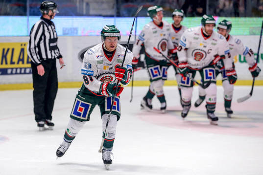 Frölundas Ryan Lasch jublar
