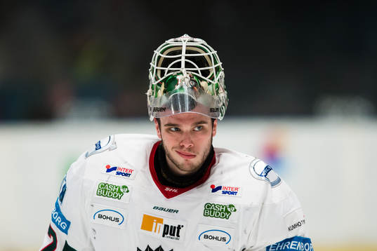 Frölundas målvakt Johan Gustafsson