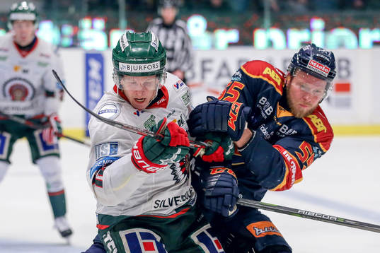 Frölundas Max Friberg och Djurgårdens Alexander Urbom