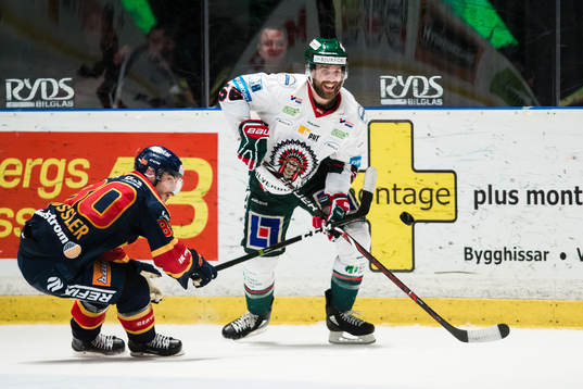 Frölundas Jonathan Sigalet och Djurgårdens Gustav Possler