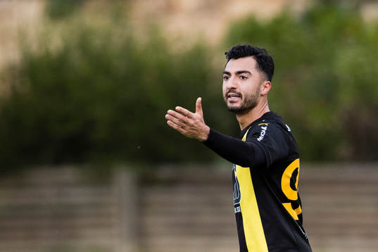 Hammarbys Jiloan Hamad reagerar
