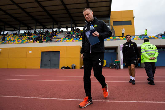 Hammarbys tränare Stefan Billborn