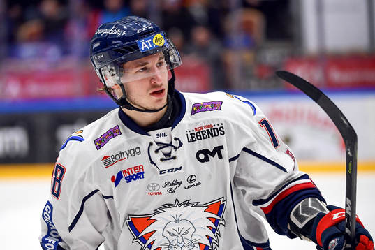 Linköpings Jacob Lilja jublar