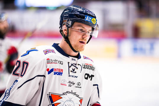 Linköpings Nick Sörenssen  deppar