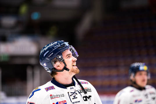 Linköpings Eddie Larsson jublar
