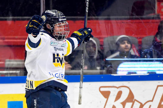 s David Gustafsson jublar