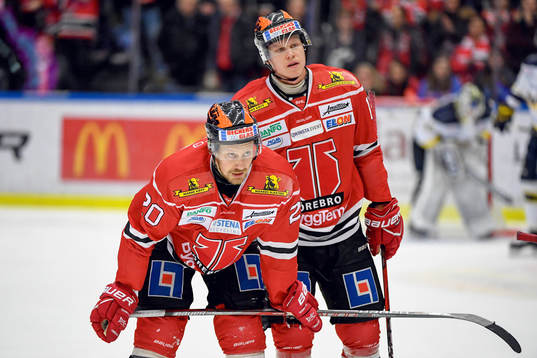 Örebros Marcus Weinstock och Daniel Viksten deppar