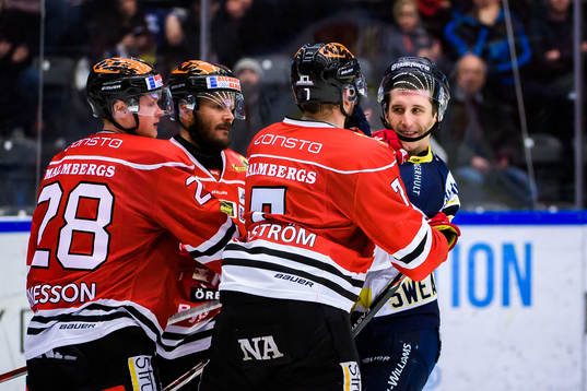 Örebros Linus Arnesson, Johan Wiklander och Gustav