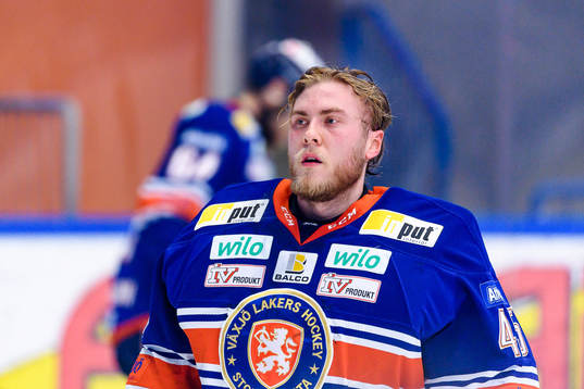 Växjös målvakt Viktor Andrén