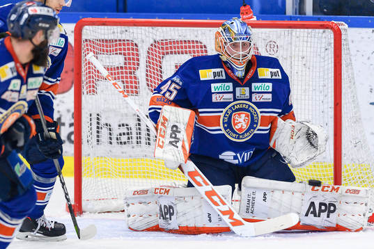 Växjös målvakt Viktor Andrén