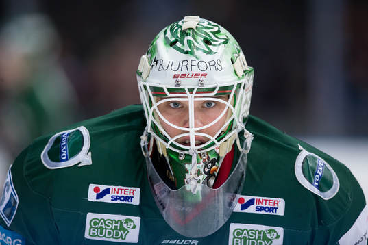 Frölundas målvakt Johan Gustafsson