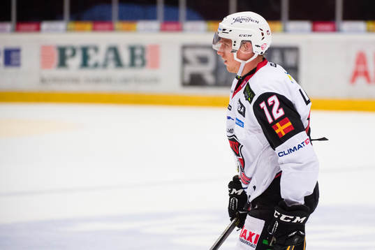 Malmö Redhawks Matias Lassen jublar
