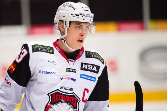 Malmö Redhawks Fredrik Händemark jublar