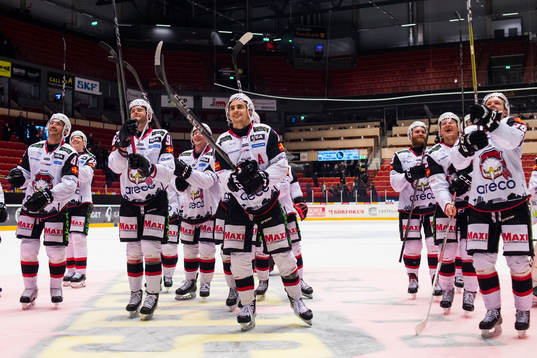 Malmö Redhawks spelare tackar publiken