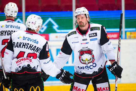 Malmö Redhawks Stefan Warg jublar