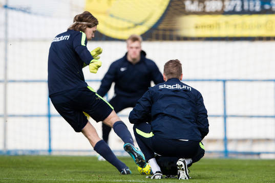 Norrköpings Norrköpings målvakt Julius Lindgren och