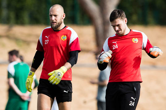 Hammarbys målvakt Benny Lekström och målvakt Davor