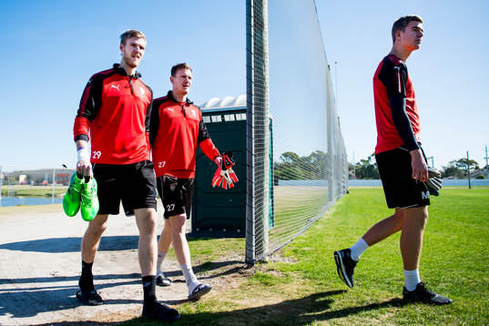 Malmö FFs målvakt Fredrik Andersson, målvakt Johan