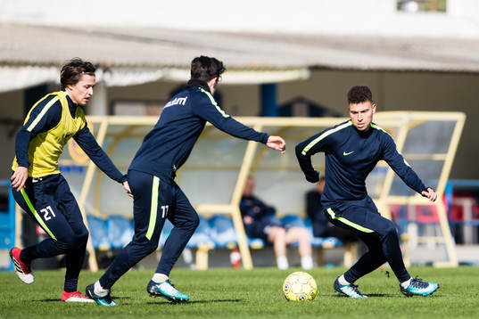 Norrköpings Simon Thern och Jordan Larsson