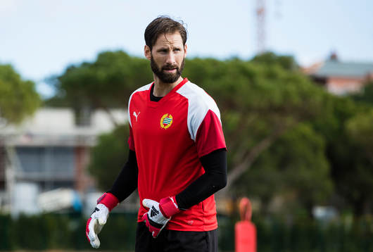 Hammarbys målvakt Johan Wiland