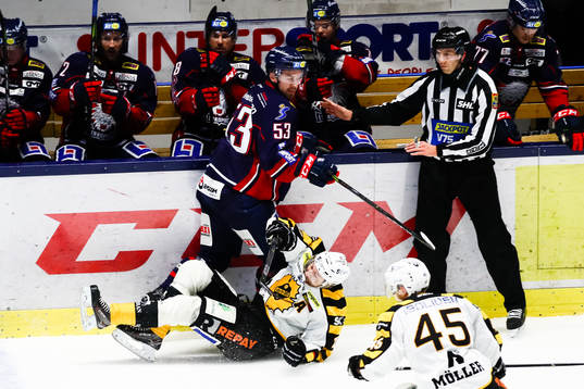 Skellefteås Pär Lindholm och Linköpings Eddie Larsson