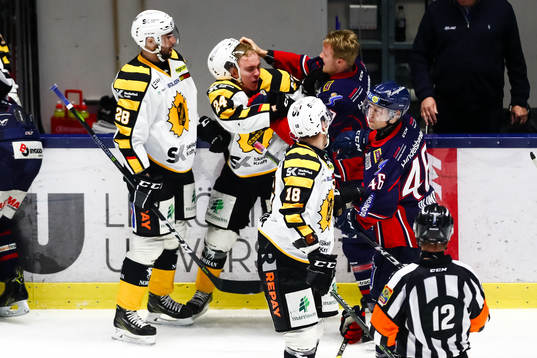 Bråk mellan Skellefteås och Linköpings spelare