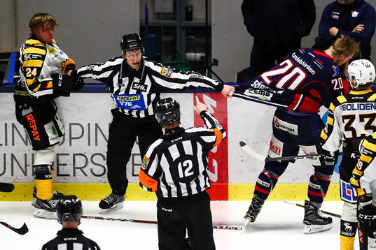 Bråk mellan Skellefteås och Linköpings spelare