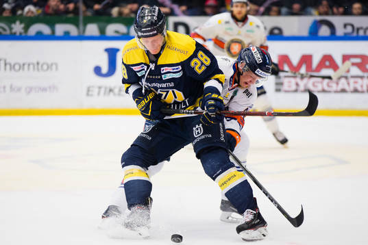 s Anton Bengtsson mot Växjös Elias Pettersson
