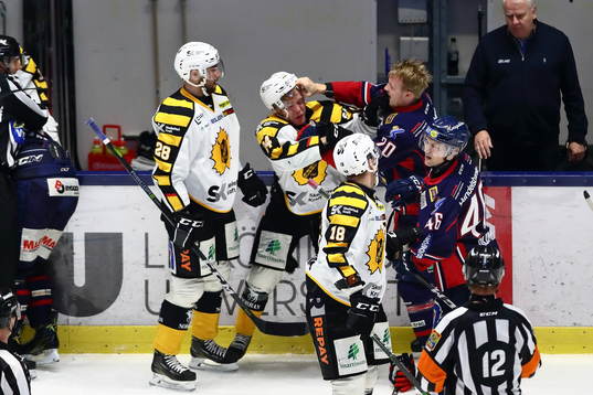 Bråk mellan Skellefteås Andreas Wingerli och Linköpings