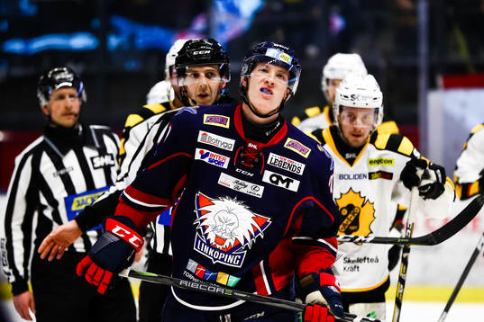 Linköpings Emil Sylvegård deppar