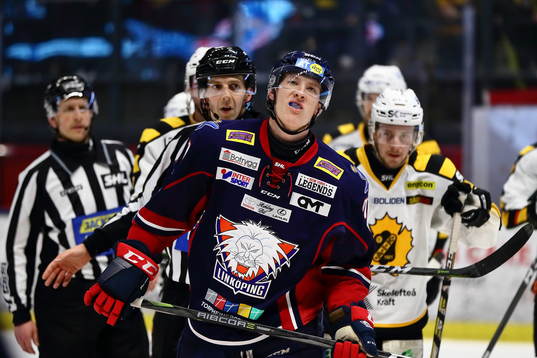 Linköpings Emil Sylvegård deppar