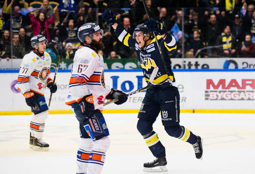 Växjös Pontus Netterberg och Linus Fröberg deppar och
