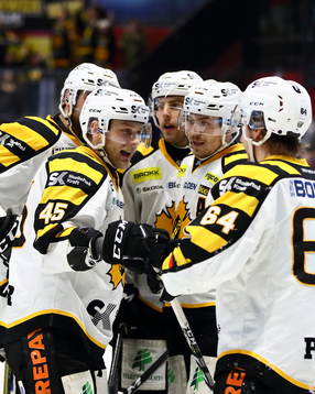 Skellefteås Oscar Möller jublar