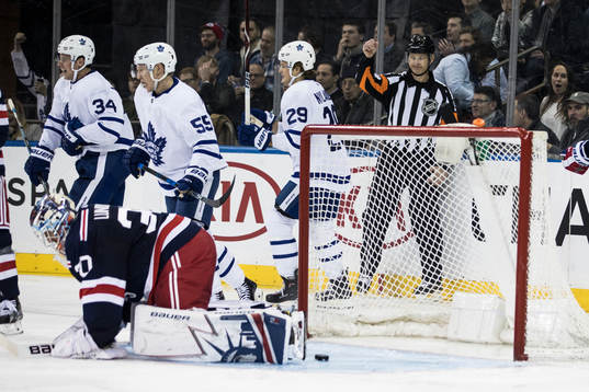 Auston Matthews, Andreas Borgman, William Nylander och