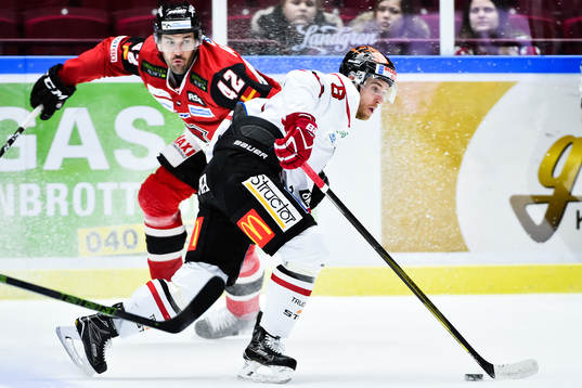 Malmö Redhawks Niklas Arell och Örebros Tyson Spink