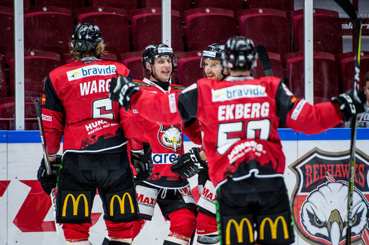 Malmö Redhawks Stefan Warg, Axel Wemmenborn, Frederik