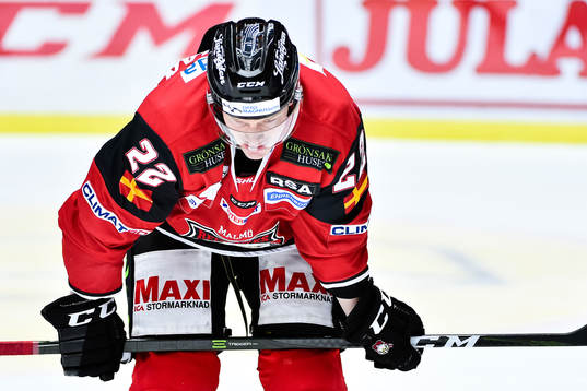 Malmö Redhawks Lars Bryggman deppar