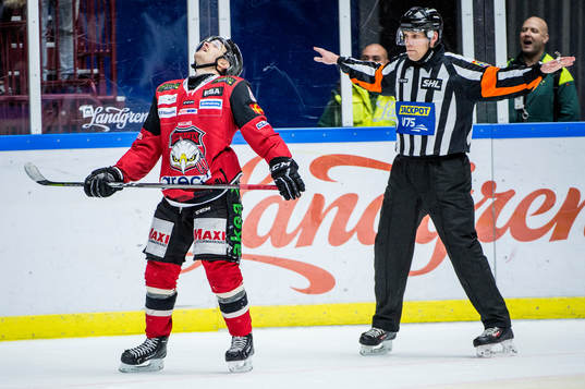 Malmö Redhawks Johan Olofsson deppar