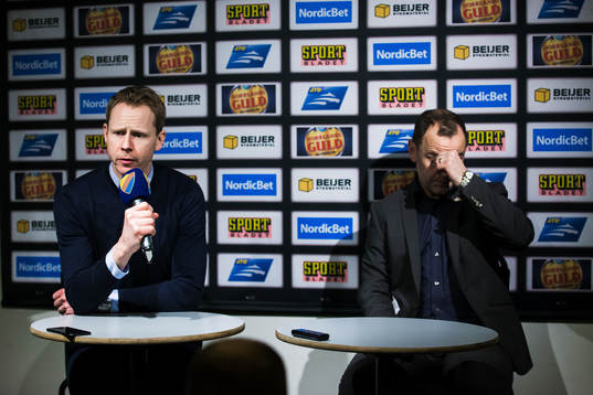 Djurgårdens tränare Robert Ohlsson och Luleås tränare