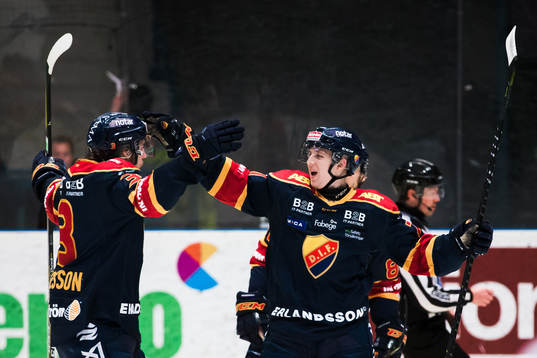 Djurgårdens Jonathan Davidsson jublar