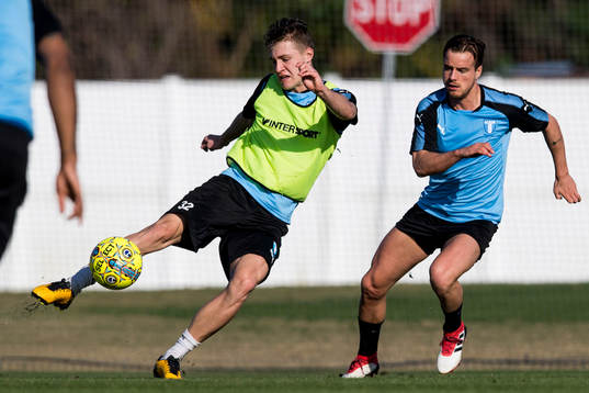 Malmö FFs Mattias Svanberg och Eric Larsson