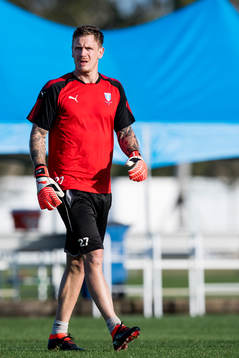 Malmö FFs målvakt Johan Dahlin