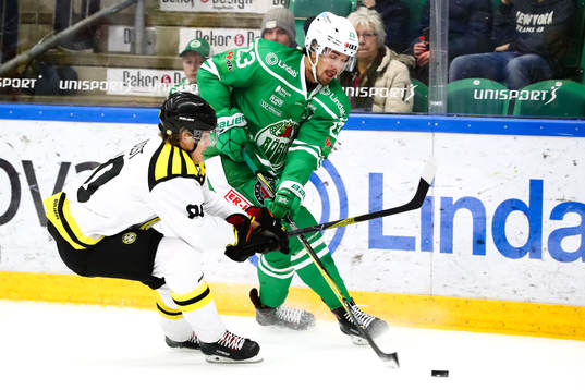 Brynäs Jesper Boqvist och Rögles Daniel Sylwander