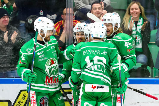 Rögles Bryan Lerg och Olle Liss jublar
