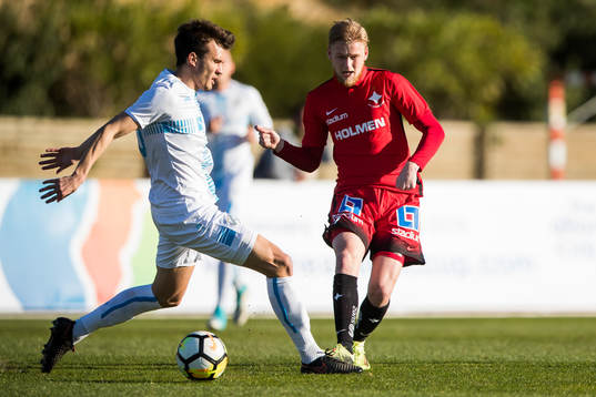 Rijekas Luka Capan och Norrköpings Kalle Holmberg