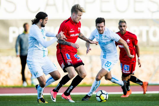 Rijekas Leonard Zuta, Norrköpings Hampus Lönn och Rijekas