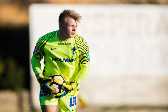 Norrköpings målvakt Isak Pettersson