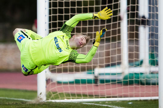 Norrköpings målvakt Isak Pettersson